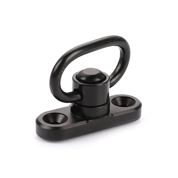 Soidarity Eslinga de práctica de entrenamiento de tiro, montaje de perno giratorio, adaptador de montaje en riel de aleación de aluminio extraíble, carpas Largo Soidarity OD025953-01