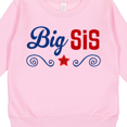 thumbnail image 3 of Inktastic Big Sis Patriotic Sister Toddler Sweatshirt, 3 of 4
