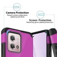 thumbnail image 2 of TJS for Cricket Motorola Moto G Stylus 4G 2023 Phone Case, with Tempered Glass Screen Protector, Magnetic Support Dual Layer Shockproof Drop Protection Impact Cover (Hot Pink), 2 of 6