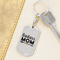 thumbnail image 6 of Badass Mom Stainless Steel or 18k Gold Premium Swivel Dog Tag Keychain, 6 of 16