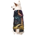 thumbnail image 1 of Balery Purple Glowing Mushroom Sudadera con Capucha para Perros Pequeños – Ropa para Mascotas, Disfraz para Perros y Gatos, Ideal para Fiestas y Cosplay-Medium, 1 of 7