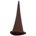 thumbnail image 3 of Alvivi Christmas Dwarf Hat Gnome Elf Hat Solid Color Pointed Cap for Women Men Halloween Carnival Party Brown One Size, 3 of 4