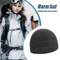 thumbnail image 4 of Qarigey Gorro de exterior para mantener el calor, gorros flexibles para mujer, accesorio de ropa práctico, gorro para adultos con diseño de Color Sombreros Gris, 4 of 6