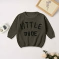 thumbnail image 2 of UngA Baby Wearing Sweatshirt Baby Halloween Sweater Pumpkin Print Long Sleeve Crewneck Embroidery Knit Sweatshirt Toddler Fall Winter Pullover AG,12-18 Months, 2 of 6