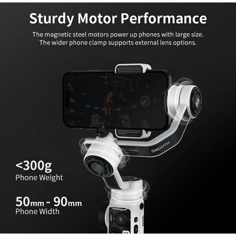 ZHIYUN Smooth 5S [Official] Phone Gimbal Handheld Stabilizer 3
