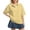 Yellow #23, variant on Dresfit Womens Polo Shirts Striped Short Sleeve Golf Shirts 2026 Summer Button Down Golf T Shirts Loose Collared Solid Back To School Graphic Tees S