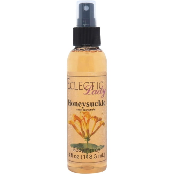 Honeysuckle Body Spray, Eclectic Lady, Hydrating Mist, Unisex, 4 oz