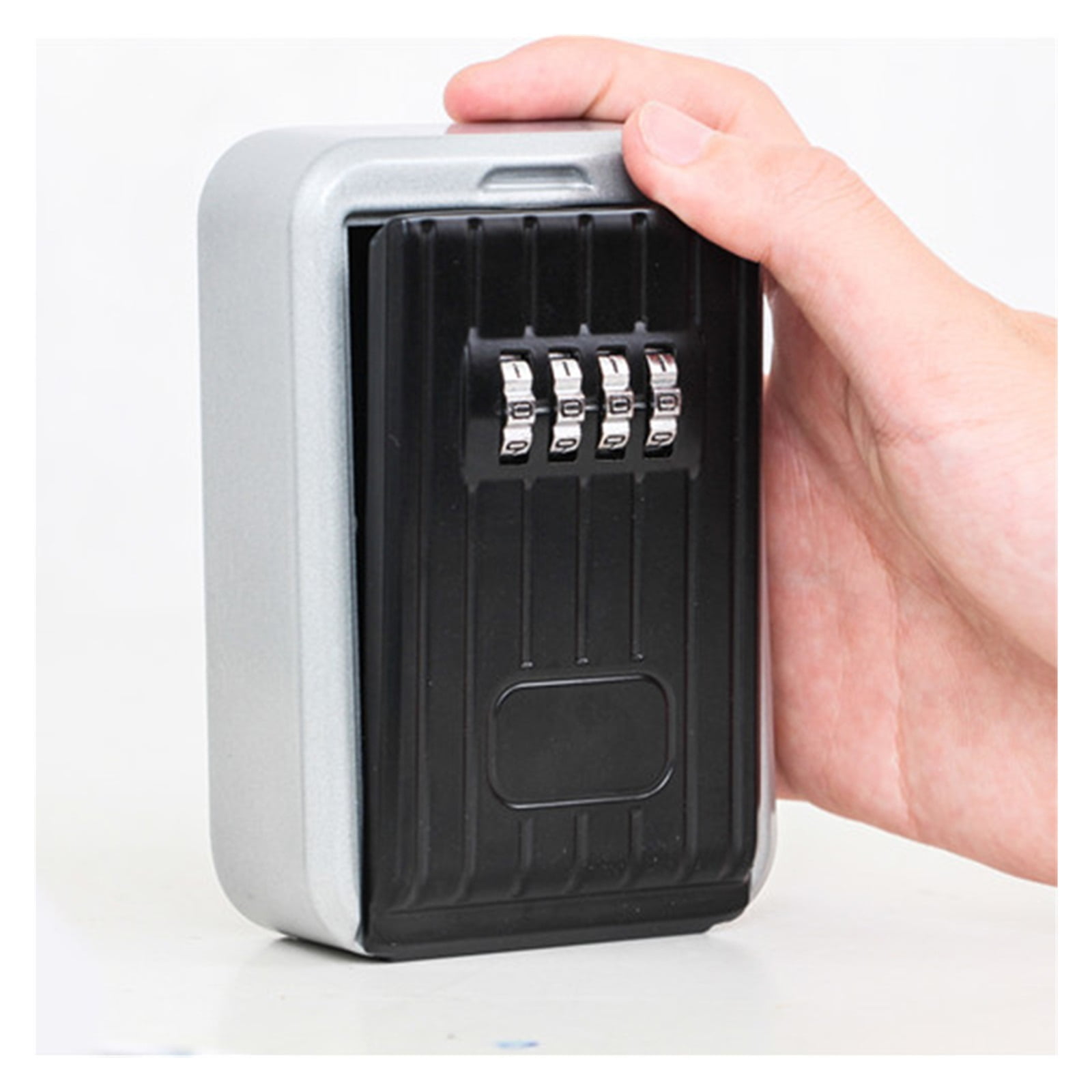 Key Safe Box Outdoor ,Waterproof Wall Mount Key Storage Secret Box Organizer 4 Digit Password Security Lock No Key Home Office Safe Box ,Portable Security Chest