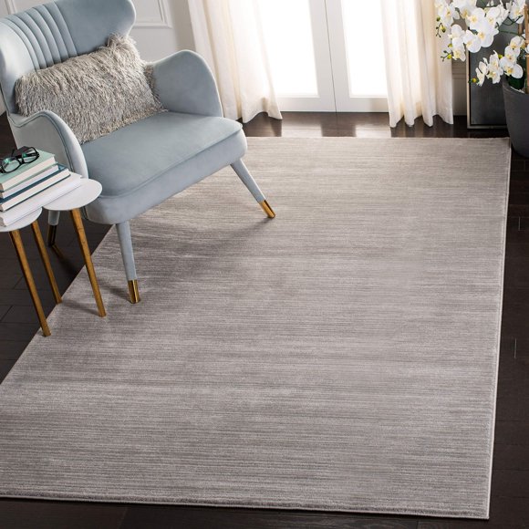Alfombra decorativa SAFAVIEH Vision Collection plateada de 60 cm x 90 cm