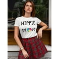 thumbnail image 2 of I'm A Hippie Mom T-Shirt Women -Image by Shutterstock, Female Large, 2 of 4