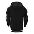 thumbnail image 3 of CONZONE Mens Hoodies Patchwork Color Cardigan Hoodie for Men Zip Long Sleeve Pullover Hooded Sweatshirt Soft Fall Winter Sweatshirts With Pocket, 3 of 7