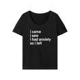 thumbnail image 1 of Camiseta para mujer de manga corta, ajuste regular, cuello redondo, camisetas de verano para L, 1 of 8