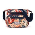 thumbnail image 2 of zttd nylon floral crossbody bag for women travel handbags with adjustable strap a, 2 of 2