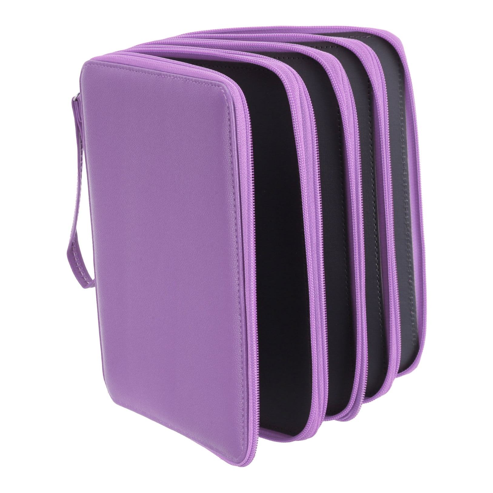 OUNONA Large Capacity Pencil Case with Multi-Layer Zipper Compartments for Pens, Markers, and Stationery Storage