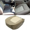 thumbnail image 2 of For 03-05 Ford Expedition Eddie Bauer 4x4 2WD RH Leather Bottom Seat Cover Tan Passenger, 2 of 11