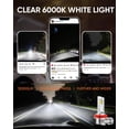 thumbnail image 4 of Bombilla LED para Luz Antiniebla GleamFlex H11/H8 30,000LM 6000K Blanco, 4 of 7
