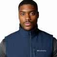 thumbnail image 4 of Men's Columbia Ascender™ II Soft Shell Vest Color: Collegiate Navy Size: XXL, 4 of 4
