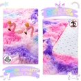 thumbnail image 4 of Lochas Super Soft Rainbow Area Rugs Colorful Carpet Plush Rug for Living Room Bedroom Kidroom Fluffy Mat, 3'x5', 4 of 7