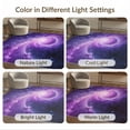 thumbnail image 7 of ODIKA 8'x10' Washable Area Rug Purple Starry Cosmic Galaxy Swirl Abstract Nebula Stardust Constellation for King Size Bedroom Under Bed, Master Suite, Non-Shedding, Easy Care, 7 of 7