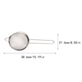 thumbnail image 4 of Tamiz de harina Wosthever utensilios de cocina Acero inoxidable colador de aceite frito malla de polvo 22CM, 4 of 6