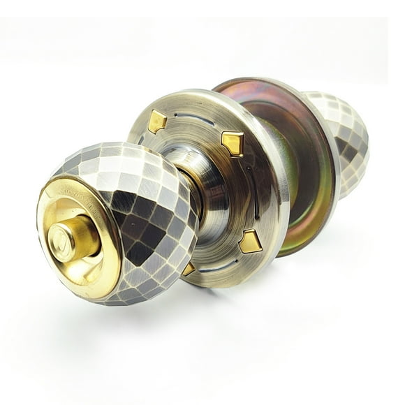 Handle door lock,Alloy Heavy-duty Door Handle Lock Mirror Ball Lock Alloy Door 3 Key Aluminum Alloy Door Knob Easy Installation Bedroom Classroom Lock Door Knob Alloy Lock Bedroom Heavy-duty Ball