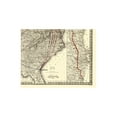 thumbnail image 4 of Railroad Map - Fort Scott Topeka and Lincoln Railroad - Colton 1883 - 23 x 29.68 - Vintage Wall Art, 4 of 5