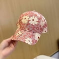 thumbnail image 5 of CoCopeaunt Spring, Summer, And Korean Versions Of The Mixed Color Flower Baseball Cap, Ms. Fashion’S Travel Visor Cap In Paris, 5 of 6