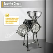 Electric Grinder Dry Feed/Flour Mill 2200W for Cereals Grain Corn Wheat + Funnel
