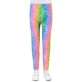 thumbnail image 4 of Fesfesfes Kids Leggings Girls Gradient Skinny Pants Digital Printing Big Girls Leggings On Sale, 4 of 9
