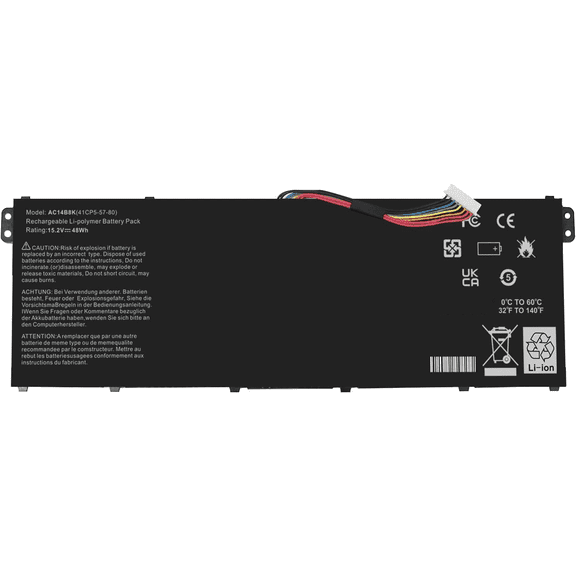 Replacement AC14B8K Laptop Battery for Acer Chromebook CB5-311 CB3-531 CB5-571 4ICP5/57/80