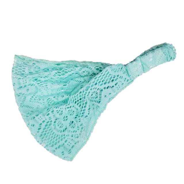 Diadema de encaje Xihbxyly Diadema elástica ahuecada para mujer moderna hermosa y generosa