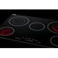 thumbnail image 4 of 36" Wide 208-240V 5-Burner Radiant Cooktop, Black, 4 of 5