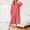 Pink, variant on DuoJiaJ Soft Long Robe With Pockets Cozy Fleece Bathrobe For Relaxation Luxurious Loungewear Elegant Shawl Collar Home Wear Womens Sleepwear Blue L