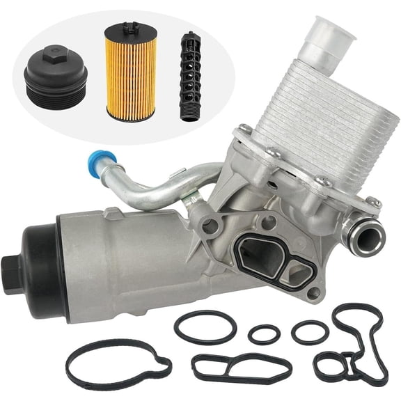 KOONDHEEND 918-428 Radiator Repair Part Aluminum 1 Pieces, With Gaskets Cap Filter In