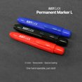 thumbnail image 4 of [Morris] Marqueurs Permanents Just Click L, Rouge, 12 Unités, 4 of 7