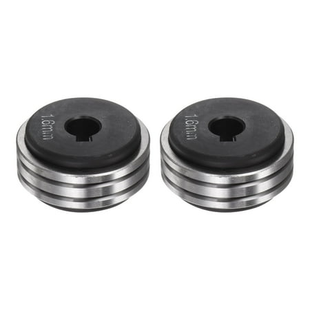 

Uxcell U Groove 0.06 Mig Welder Wire Feed Drive Roller 40x10x20x3mm Keyway Width 2 Pack