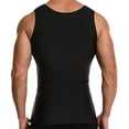 thumbnail image 2 of MINKUROW Mens Body Shaper Compression Tank Top Slimming Shapewear Abdomen Undershirt Black,XL, 2 of 7