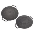 thumbnail image 4 of Korean Bbq Plate Korean Barbecue Plate Korean Bbq Grill Teppanyaki Frying Pan Grilling Barbecue Utensils Korean BBQ Plate Barbecue Grill Non Stick Circular Frying Pan For Home, 4 of 8