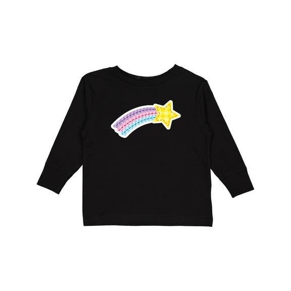 Inktastic Shooting Star Space Boys or Girls Long Sleeve Toddler T-Shirt