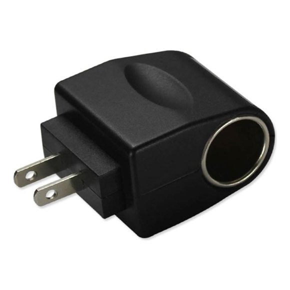 FNNMNNR Reiko 650MAH AC to DC Wall Adapter to Car Charger in Black