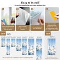 thumbnail image 6 of Blue Ombre Butterfly Window Privacy Film, Pastoral Farmhouse Butterflies Static Cling UV Sun Blocking Heat Control Window Tint Day and Night, Non-Adhesive One Way Windows Privacy Cover 17.7''x78.7'', 6 of 7