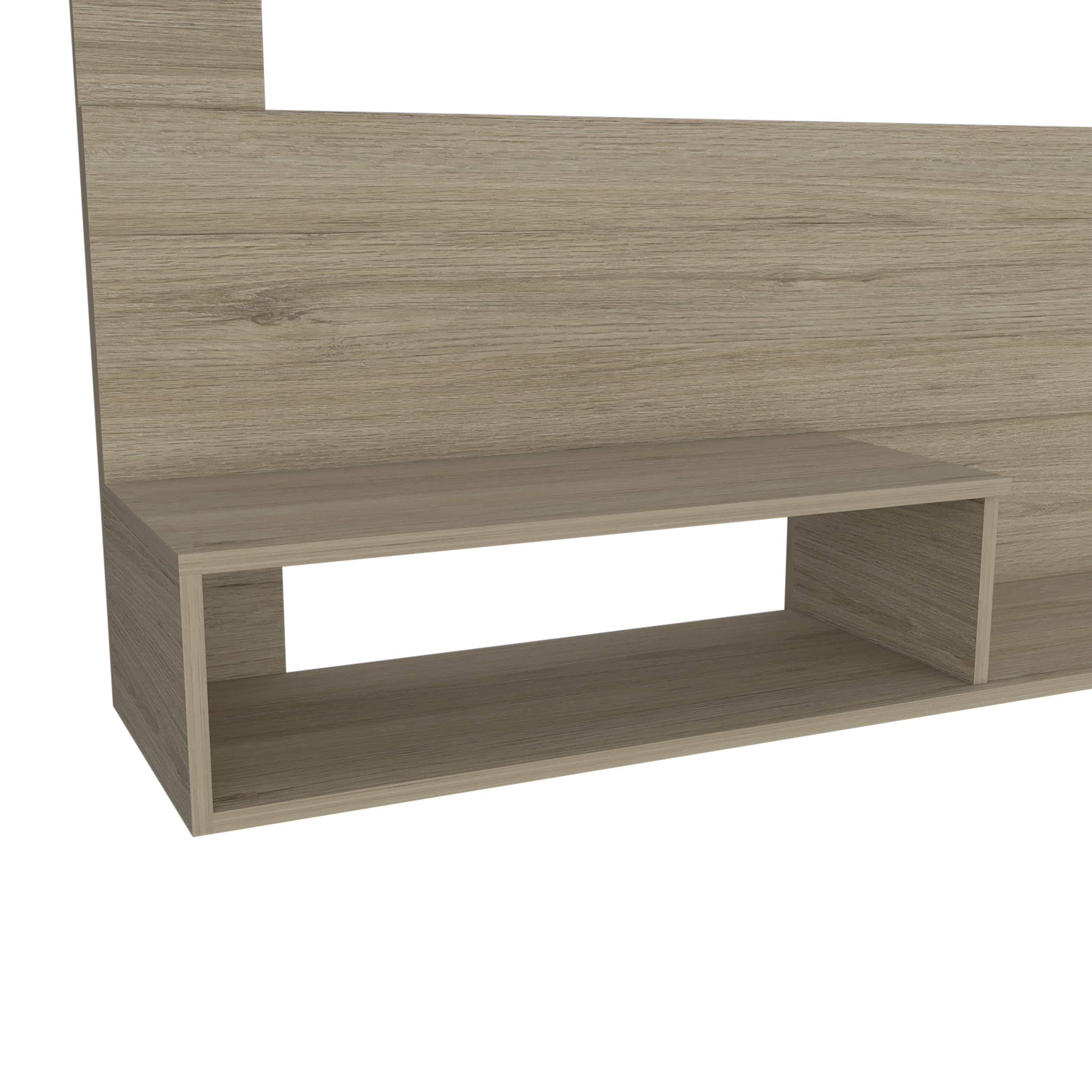 FM FURNITURE Cabos Entertainment Center Engineered Wood Light Pine