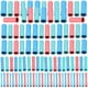 thumbnail image 3 of 100Pcs/Set 10 Sizes Hair Perm Rods Kit Cold Permanent Bar Plastic Curlers Rollers Set Wave Fluffy Co, 3 of 5