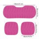 thumbnail image 3 of Juego completo de 3 fundas para asientos de coche | Fundas para asientos delanteros y traseros | Forro polar cálido y afelpado para invierno | Respaldo antideslizante para SUV, camionetas y, 3 of 8