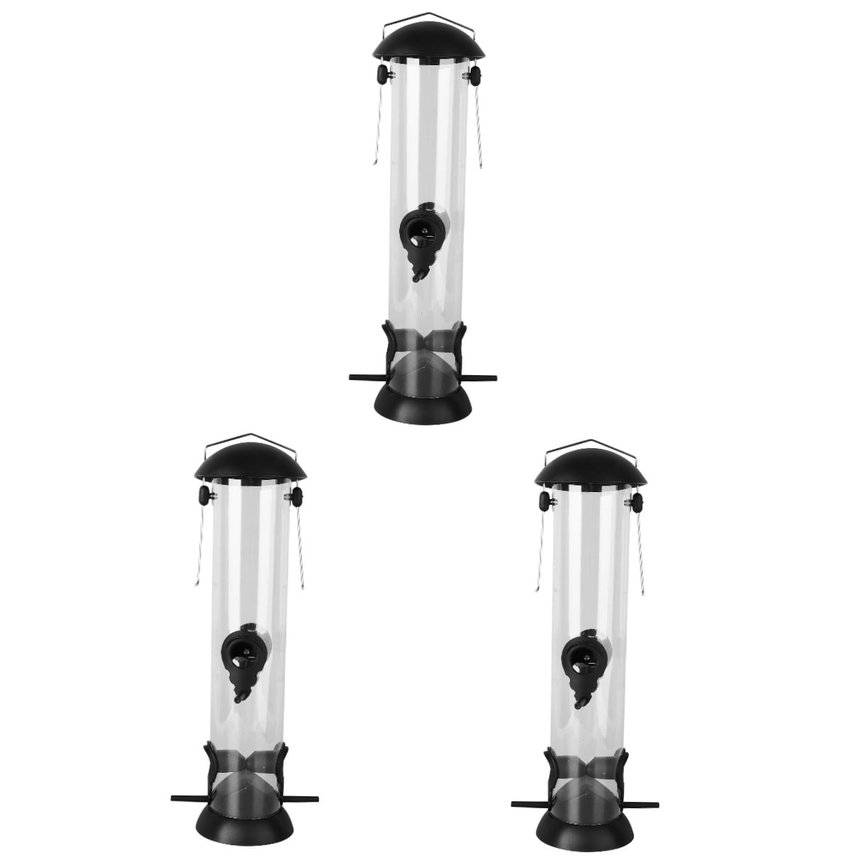Masteelf  3 Pcs Guinea Pig Cage Bird Feeder Pole Outdoor Eco-friendly