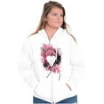thumbnail image 4 of Paint Pink Ribbon Breast Cancer Aware Zip Hoodie Sweatshirt Women Brisco Brands M, 4 of 6