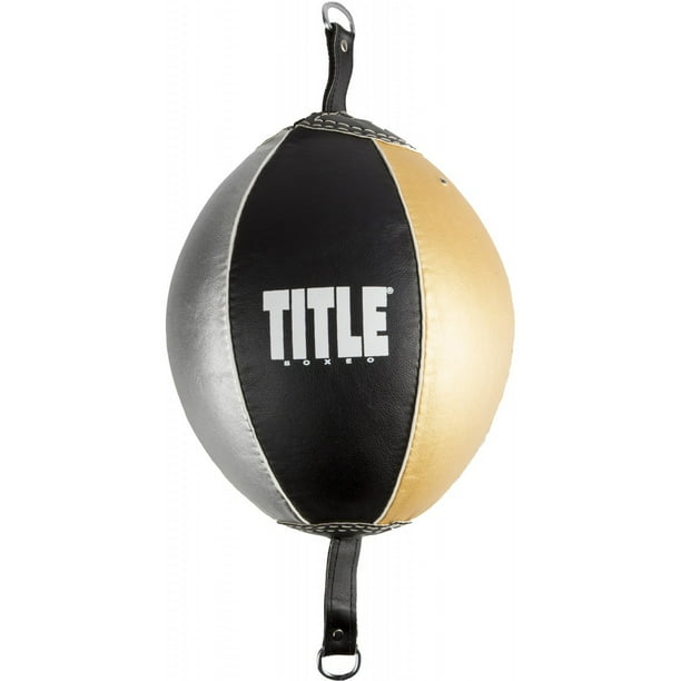 Title Boxing Boxeo Money Metallic Leather Double End Bag