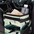 thumbnail image 6 of Whale Foldable Car Trash Can with Lid, Leak-proof Mini Trash Can, Hanging Storage Bag, Car Trash Bin, 6 of 6