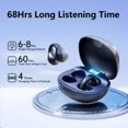 thumbnail image 2 of VEAT00L Open-Ear Headphones, Wireless Clip on Earbuds with Digital Display Charging Case 68 Hours Playtime, 2 of 9