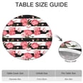 thumbnail image 6 of Pioneer Flower Floral Print Pattern Round Fitted Tablecloth with Elastic Edge,Dining Table Cover Waterproof,Outdoor Round Tablecloth for Camping,Dining,Indoor and Outdoor, 6 of 7